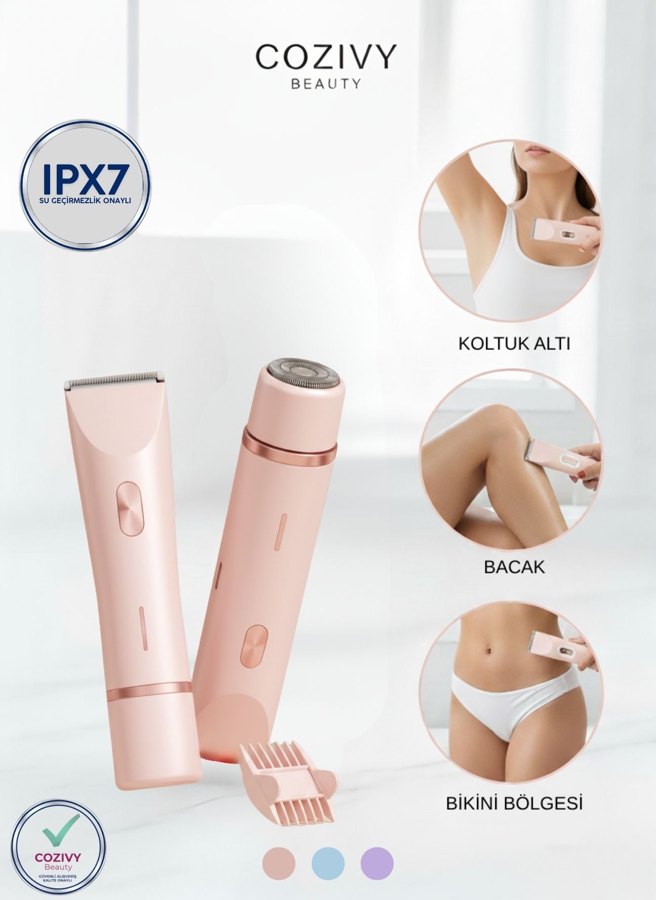 'Vector2' Hassas Bölgeler İçin Çift Başlıklı Tıraş Makinesi